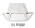 Hood Cover - White Everflex PVC with Zip Out Rear Window - 822021WHITE - 1
